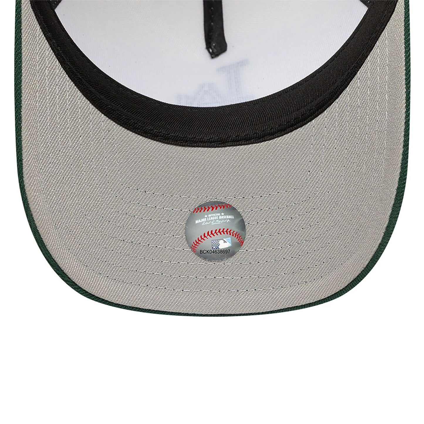 This is a LA Dodgers Chrome And Dark Green White 9FORTY A-Frame Adjustable Cap 2