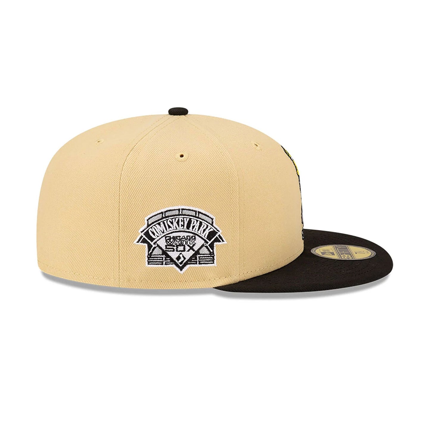 This is a Chicago White Sox MLB Mascots Vegas Gold 59FIFTY Fitted Cap 6