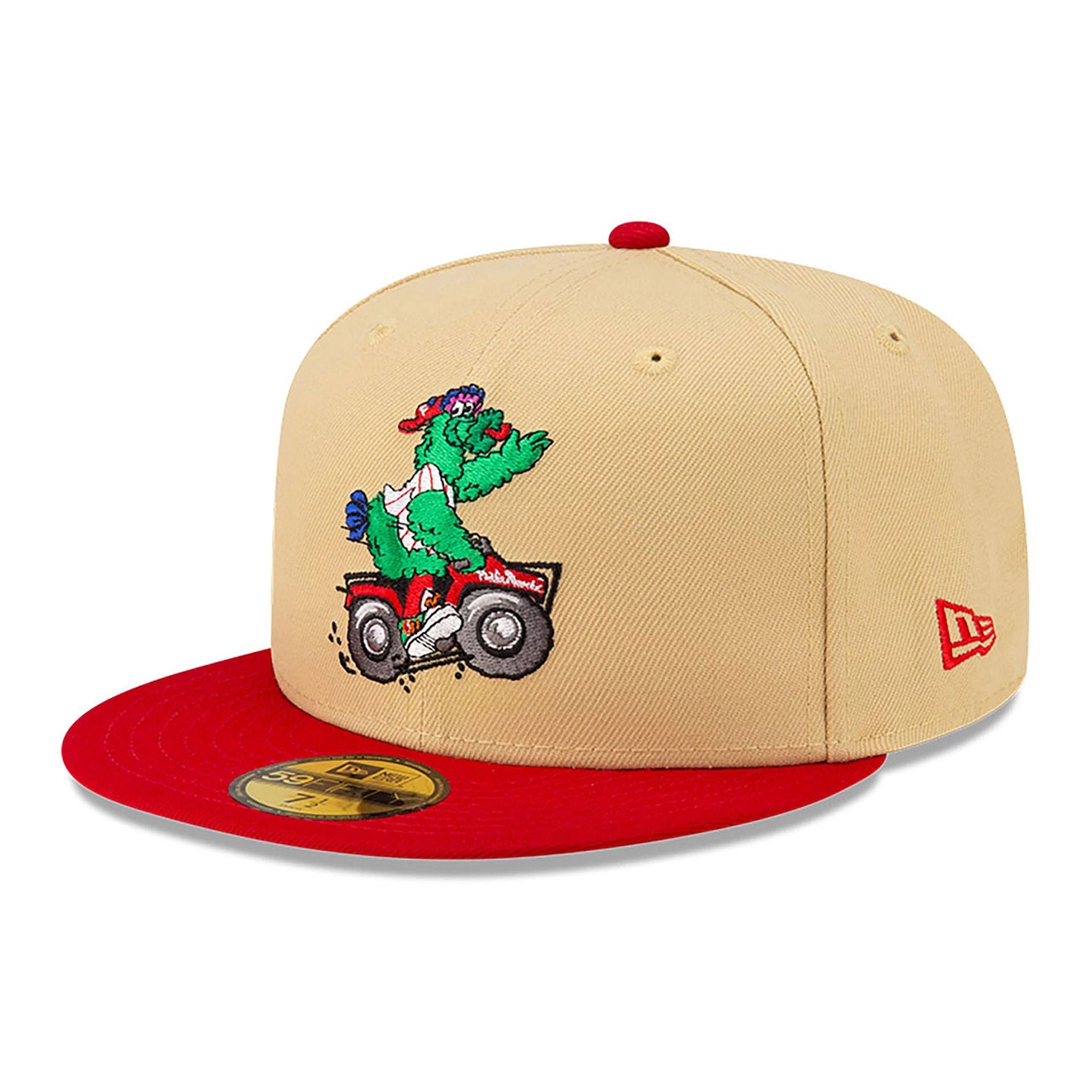 This is a Philadelphia Phillies MLB Mascots Vegas Gold 59FIFTY Fitted Cap 4