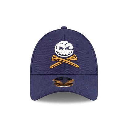 This is a Crushers LIV Golf Navy 9FORTY Stretch Snap Adjustable Cap 2