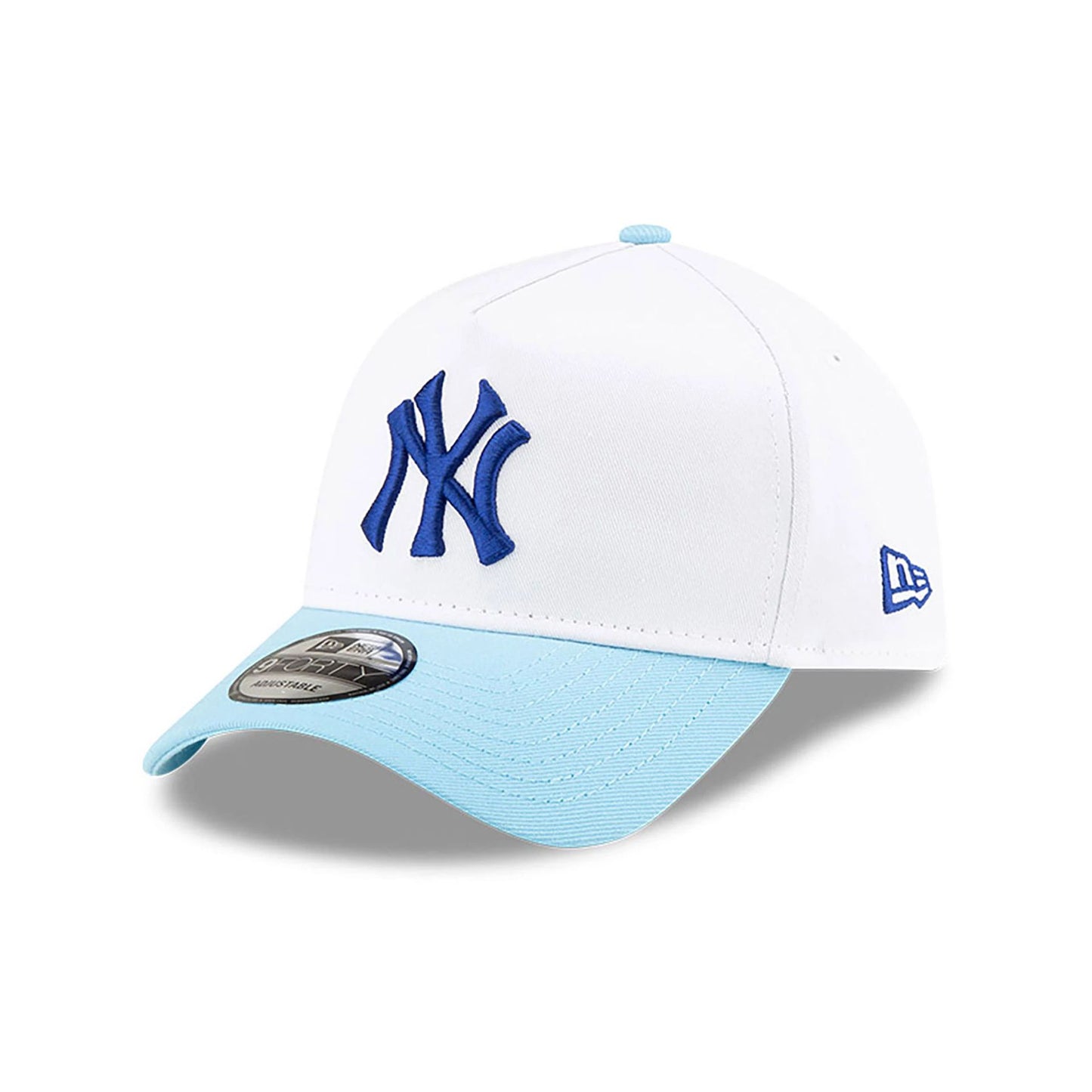 This is a New York Yankees MLB Pastel White 9FORTY A-Frame Adjustable Cap 6