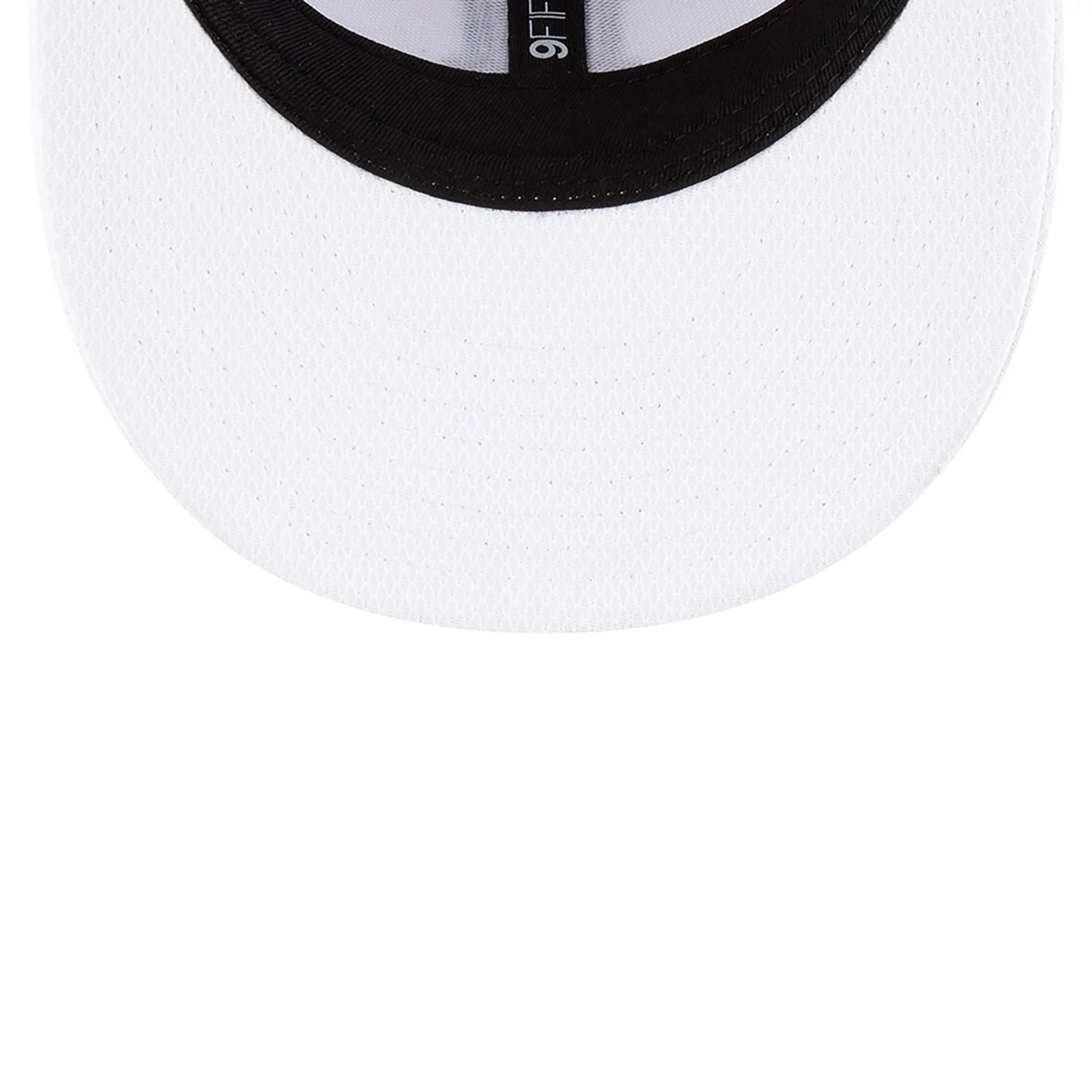 This is a Ironheads LIV Golf White Low Profile 9FIFTY Snapback Cap 5