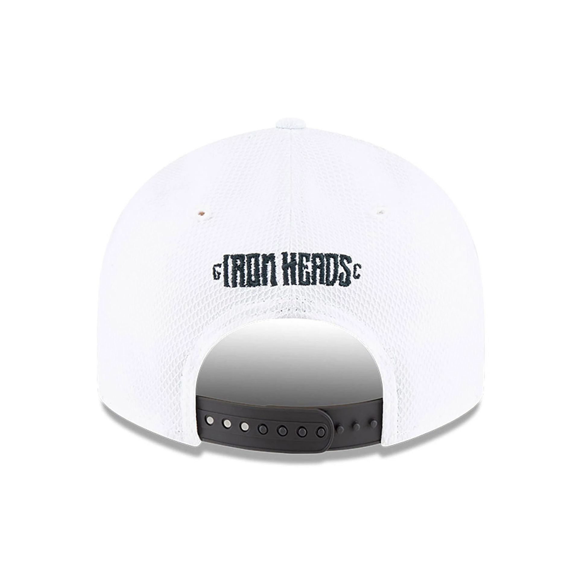 This is a Ironheads LIV Golf White Low Profile 9FIFTY Snapback Cap 4