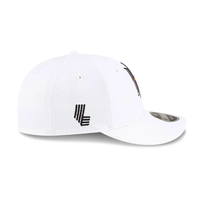 This is a Ironheads LIV Golf White Low Profile 9FIFTY Snapback Cap 6