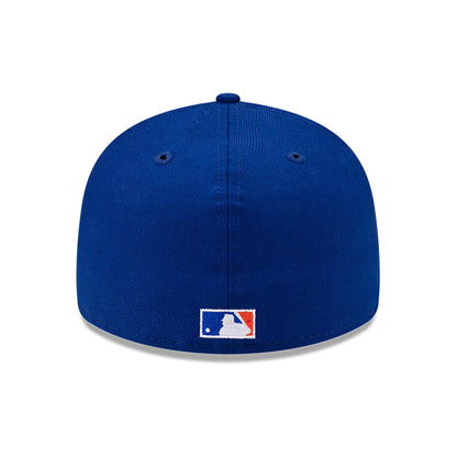 This is a New York Mets MLB Team Logo Blue Low Profile 59FIFTY Fitted Cap 5