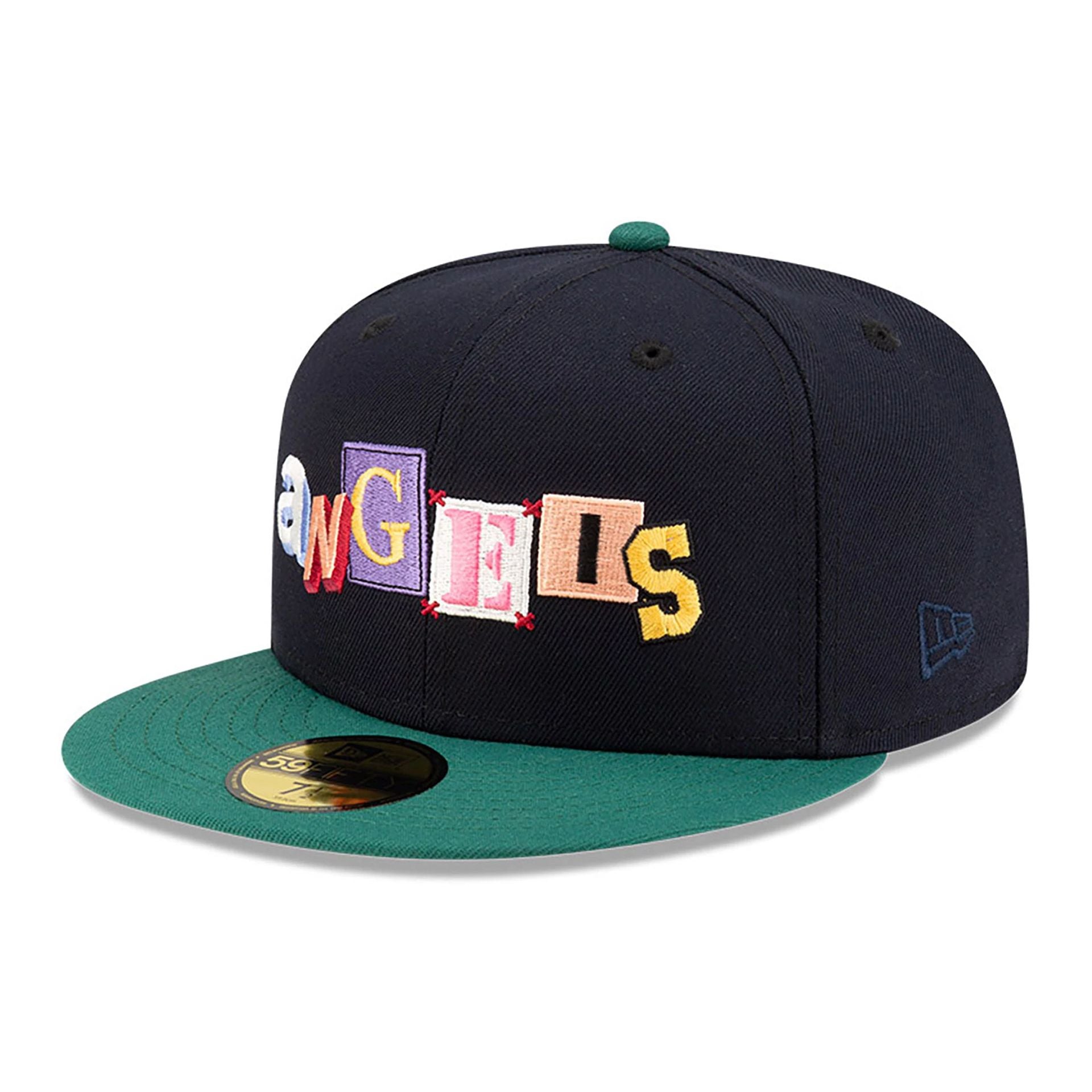 This is a LA Angels DIY Note Navy 59FIFTY Fitted Cap 1