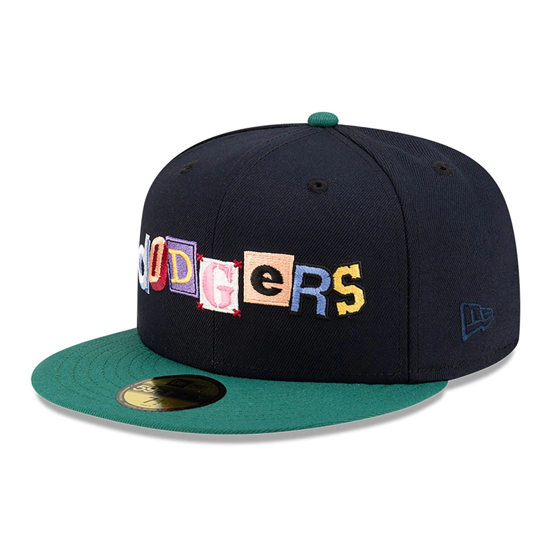 This is a LA Dodgers DIY Note Navy 59FIFTY Fitted Cap 1