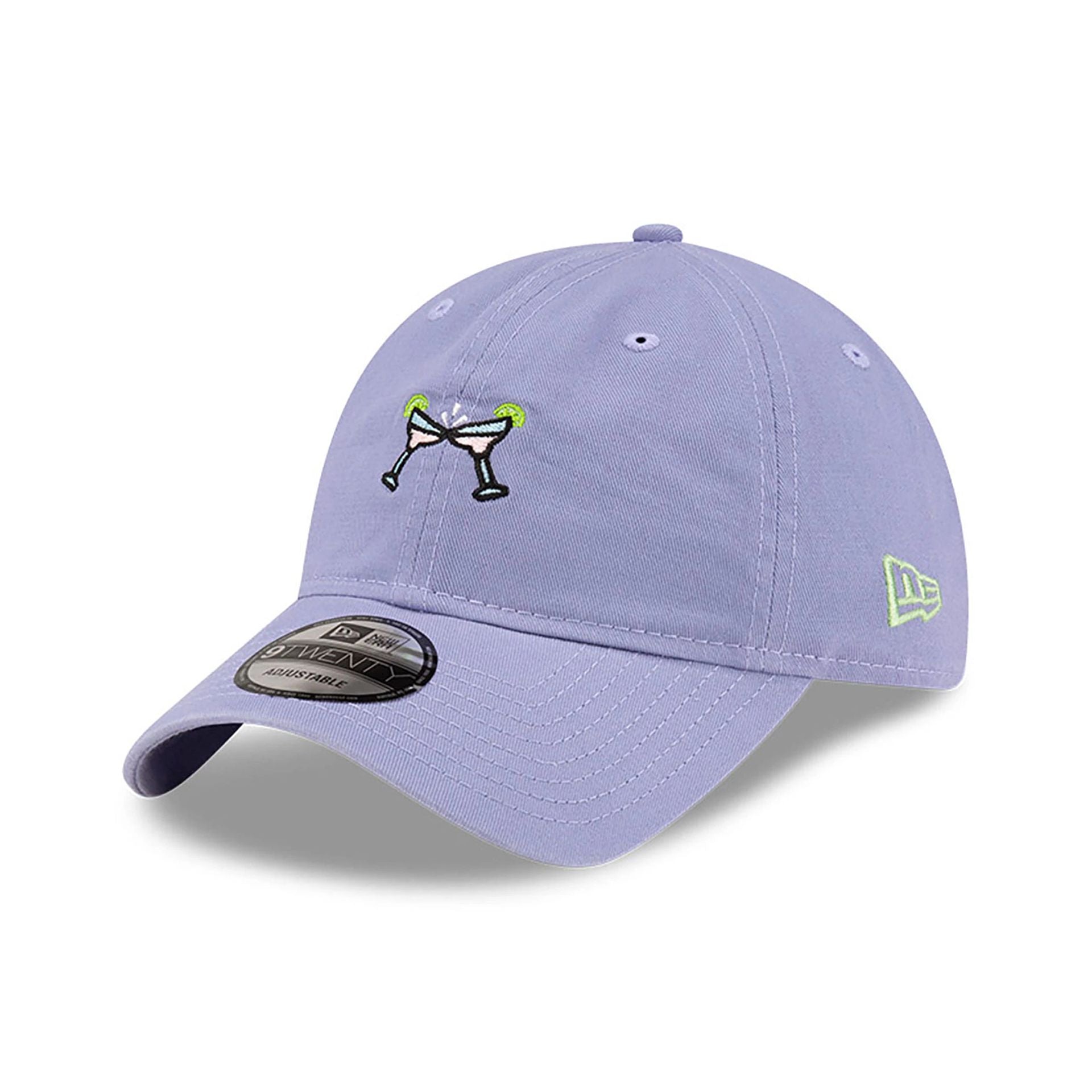 This is a New Era Micro Cheers Pastel Purple 9TWENTY Adjustable Cap 1