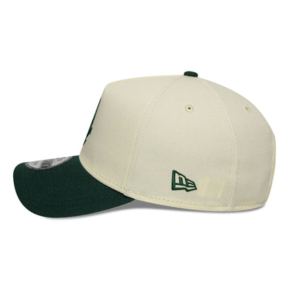 This is a Chicago White Sox Chrome And Dark Green White 9FORTY A-Frame Adjustable Cap 7