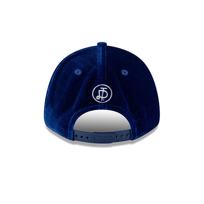 This is a New Era x Tony Delfino Velvet Dark Blue 9FORTY Adjustable Cap 5