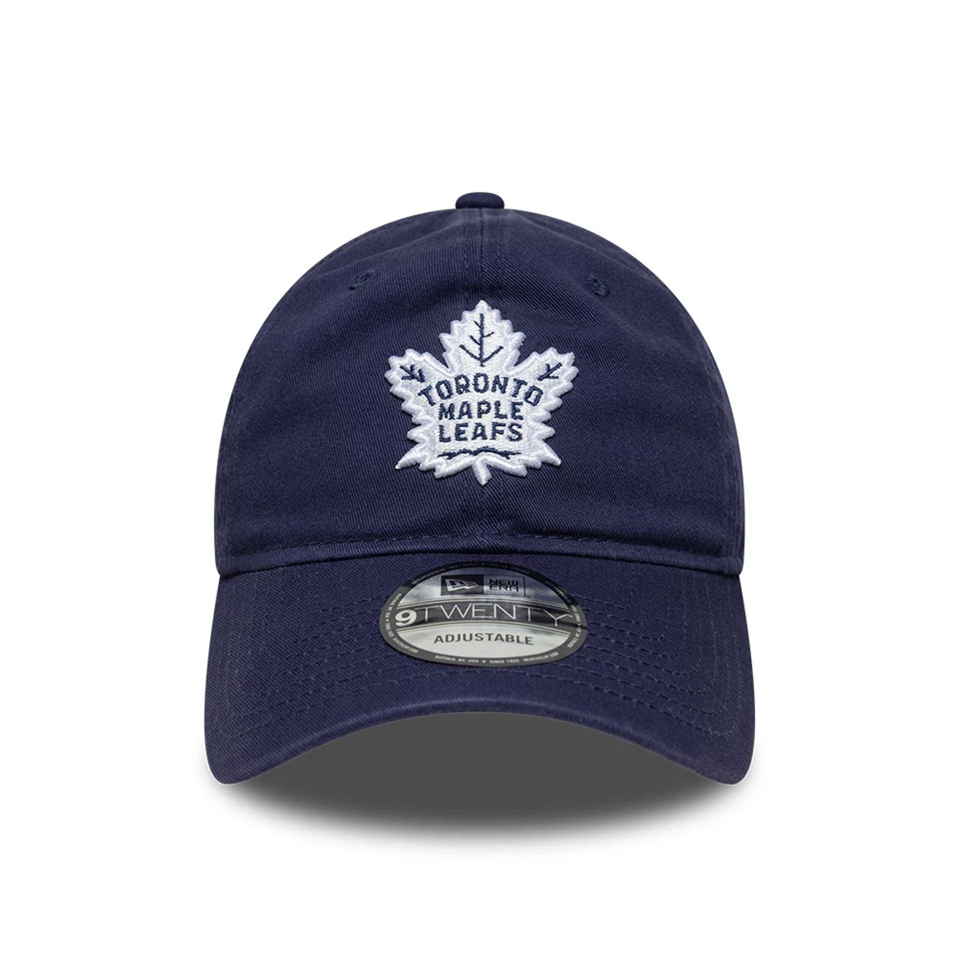 This is a Toronto Maple Leafs NHL Navy 9TWENTY Adjustable Cap 2