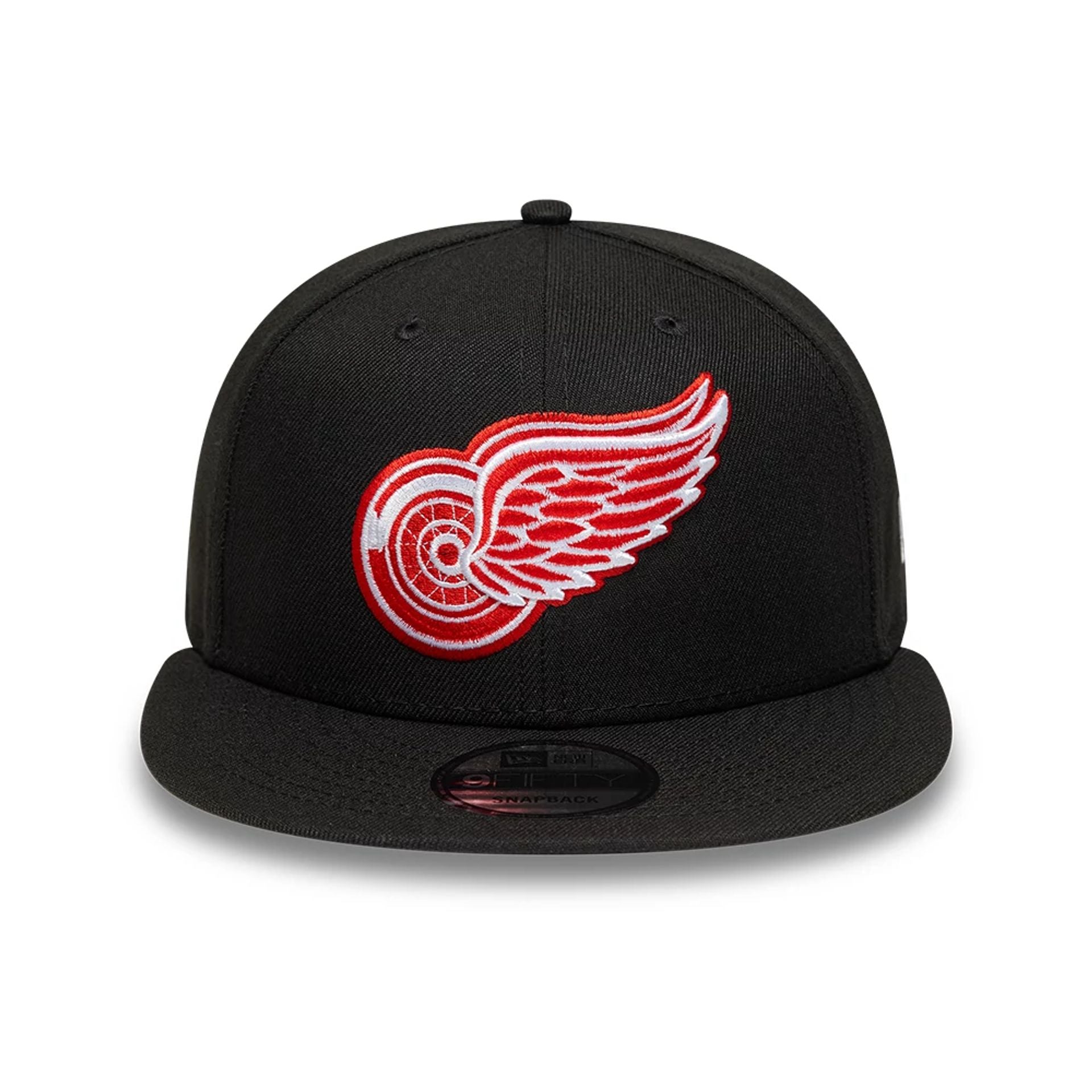 This is a Detroit Red Wings NHL Black 9FIFTY Snapback Adjustable Cap 2