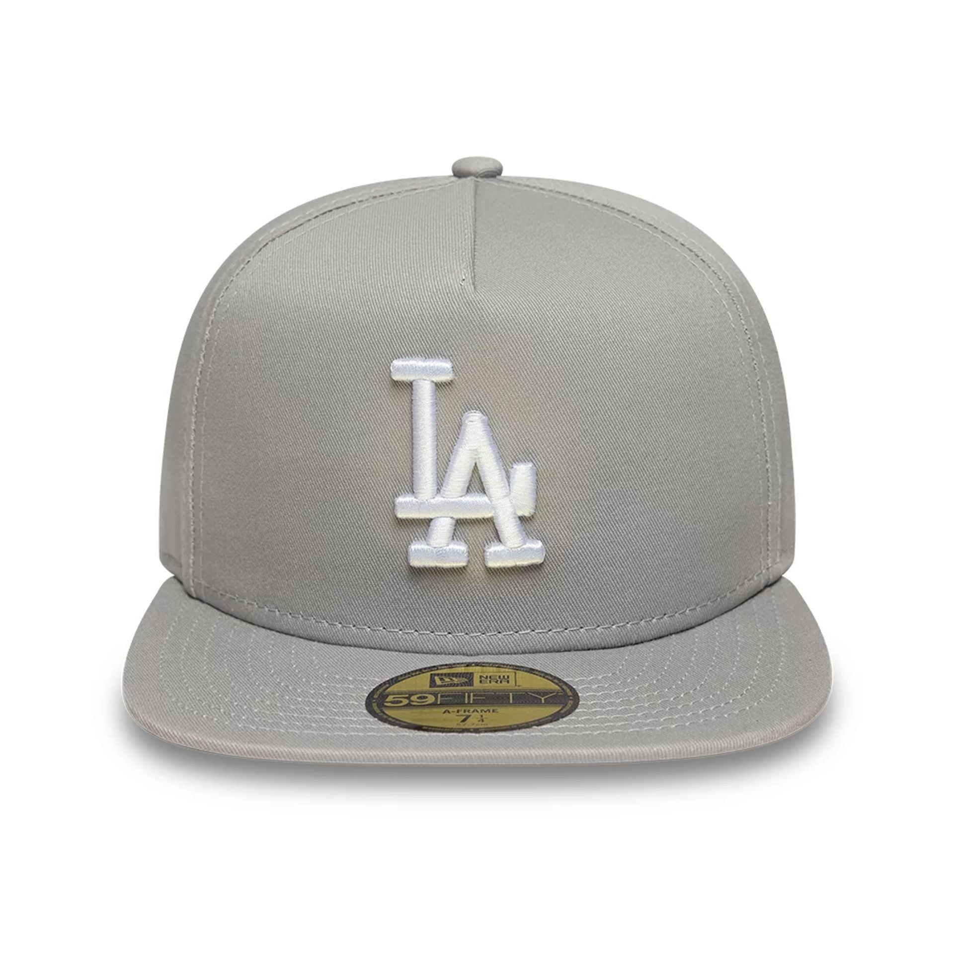 This is a LA Dodgers MLB Grey 59FIFTY A-Frame Fitted Cap 2