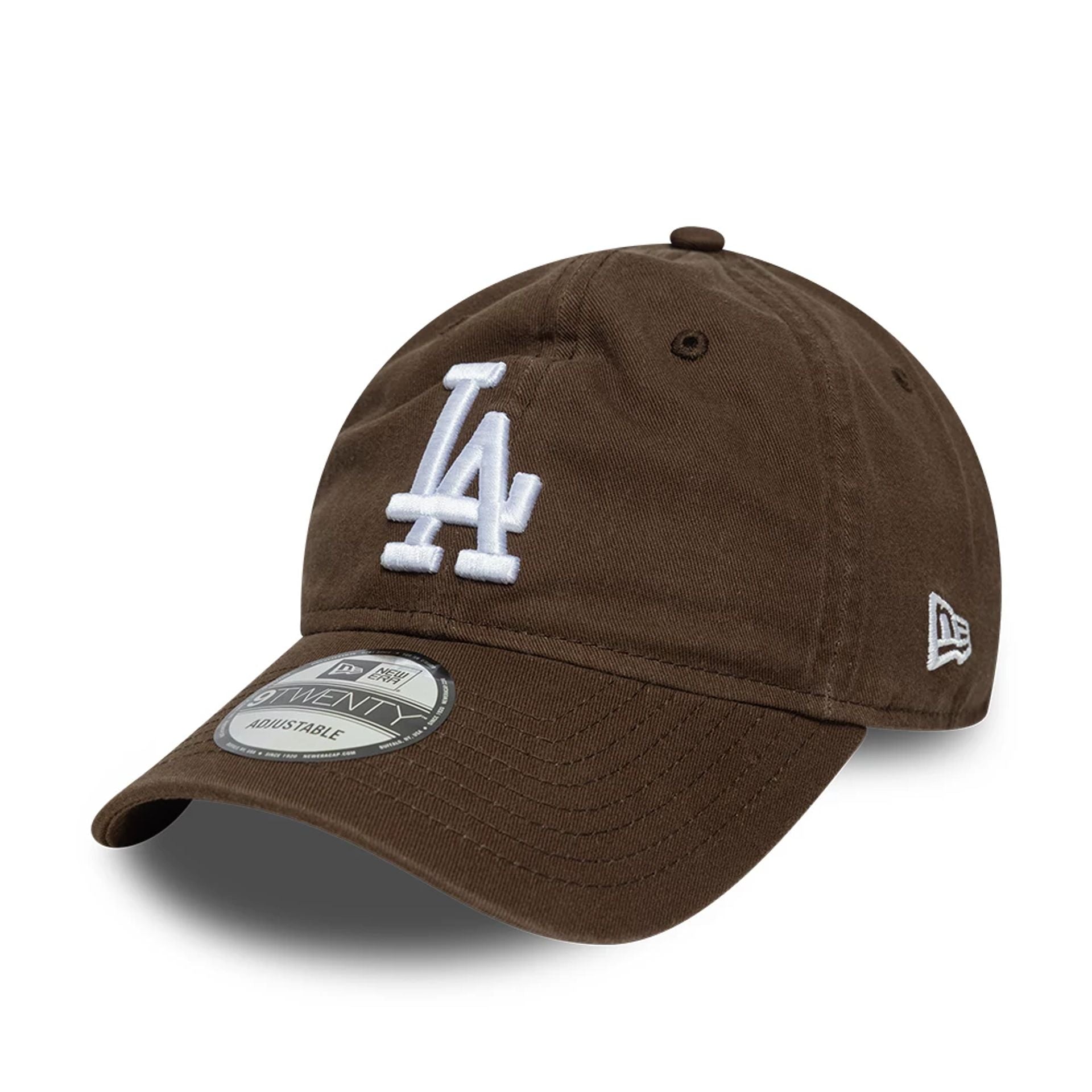 This is a LA Dodgers Browns Dark Brown 9TWENTY Adjustable Cap 1