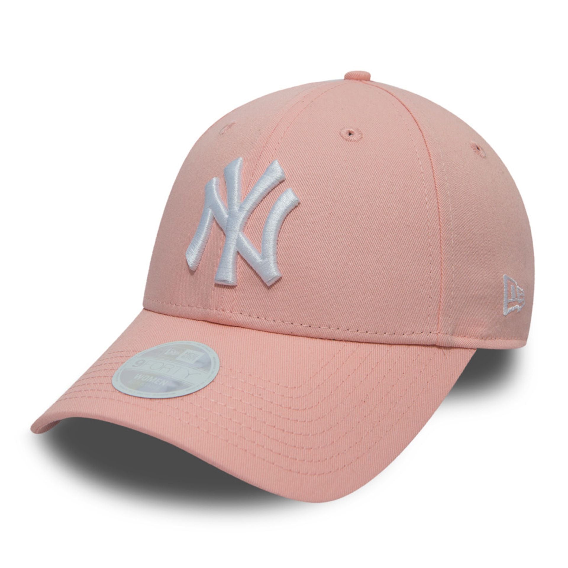 This is a New York Yankees Essential Womens Pink 9FORTY Cap 1